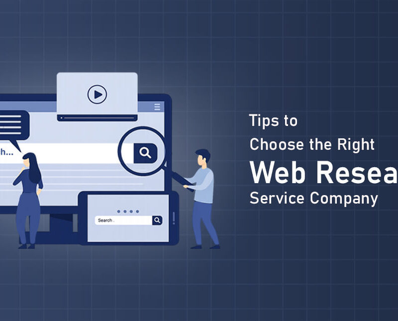Tips to right web research service company